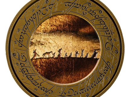 El Señor de los Anillos Moneda con Soporte La Comunidad