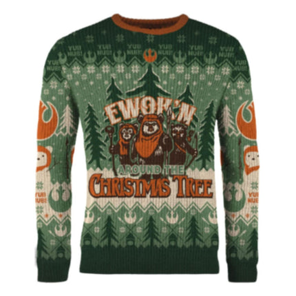Star Wars Suéter navideño Ewok'n around the Christmas Tree  talla L