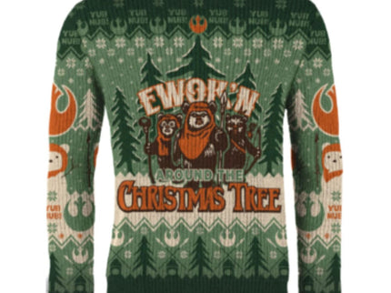 Star Wars Suéter navideño Ewok'n around the Christmas Tree  talla XL