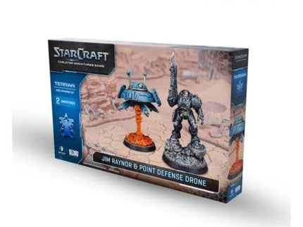 StarCraft TMG Héroe Set de Expansión Terran: Jim Raynor & Point Defense Drone