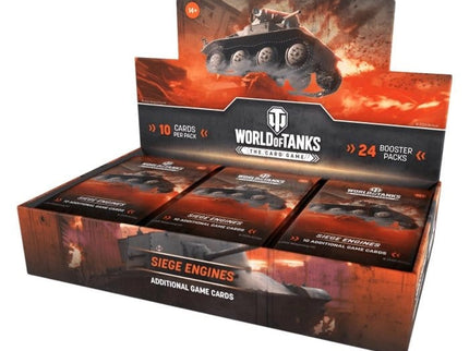 World of Tanks TCG Siege Engines Caja de Sobres (24) *Edición Inglés*