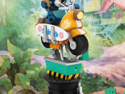 Disney Diorama PVC D-Stage Stitch Coin Ride 16 cm