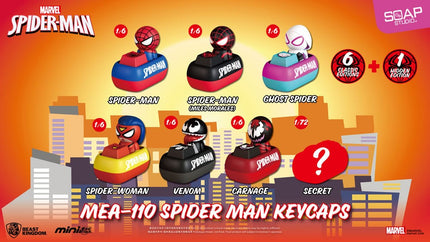 Spider Man Figuras Mini Egg Attack Blind Box keycaps 5 cm (6)