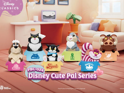 Disney Serie Coche con retroceso Blind Box Cute Pal (6) 5 cm