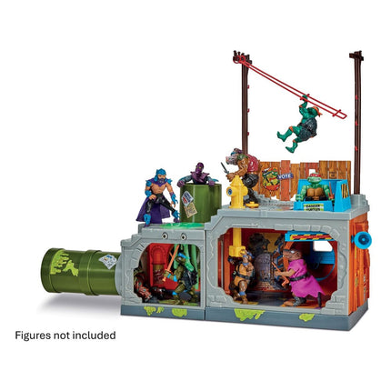 Las Tortugas Ninja Edificio Secret Sewer Lid Playset Mutant Module heo EU Exclusive 30 cm