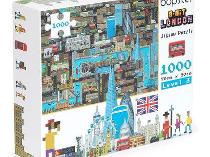 8-Bit Pixel Puzzle London Level 3 1000 Piezas