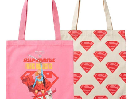 DC Comics Pack de 2 Bolsos Superman Supergirl