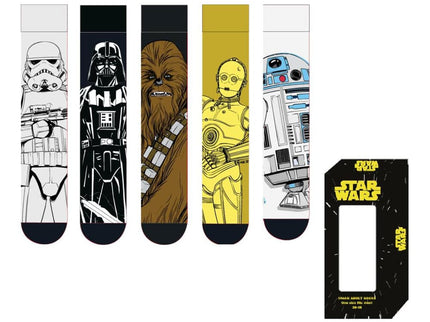 Star Wars Pack de 5 Pares de calcetines 38-45
