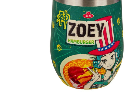 Las guerreras K-pop Taza de Viaje Zoey Hamburger