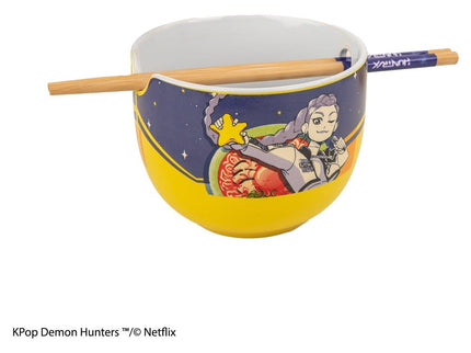 Las guerreras K-pop Bol de Ramen con Palillos Rumi Superstar Flavor