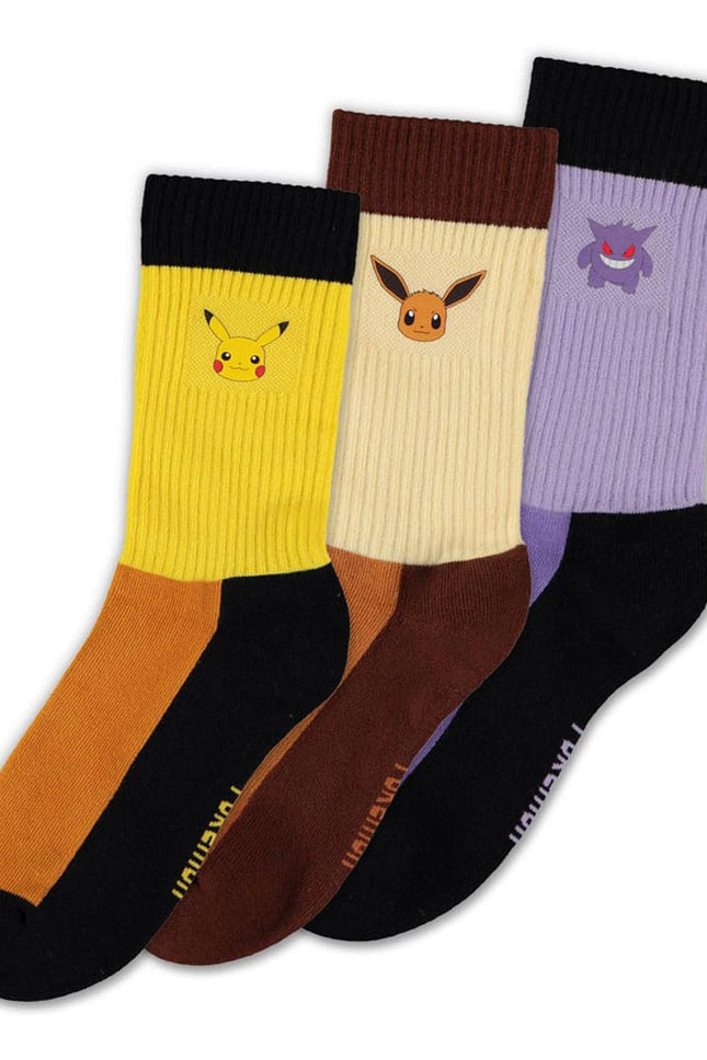 Pokémon Pack de 3 Calcetines Starter Pokémon 39-42