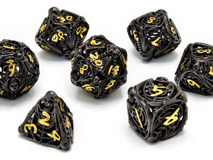CritStones Hollow Metal Pack de Dados Soulreaper Gold (7)