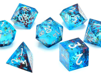 CritStones Liquid Core Pack de Dados Mermaid's Maelstrom (7)