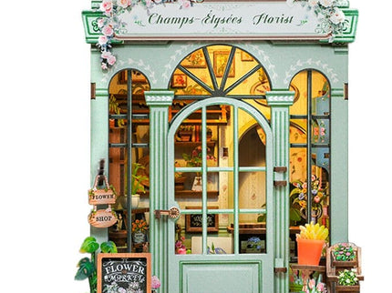 Maqueta Model Kit Miniature House Champs-Élysées Florist 18 x 16 cm
