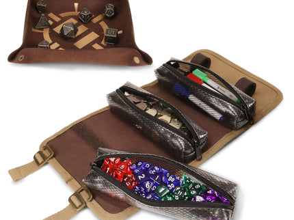 Enhance Juego de mesa Canvas Bolsa para dados