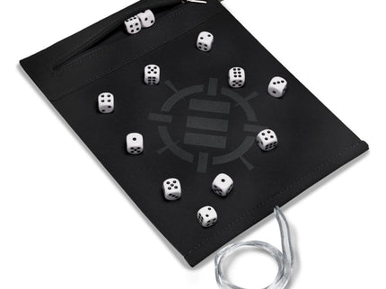 Enhance Accesorios de mesa Roll on a Scroll Dado y tapete para enrollar Blanco