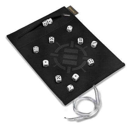 Enhance Accesorios de mesa Roll on a Scroll Dado y tapete para enrollar Blanco