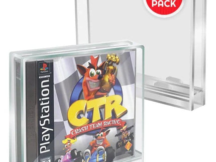 Caja de acrílico pack de 2 Protector para PlayStation 1