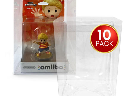 Caja de PET pack de 10 Protector para figuras Amiibo