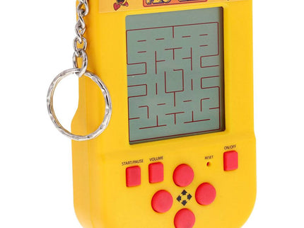 Pac-Man Mini Consola de Juego con Llavero Mini Retro