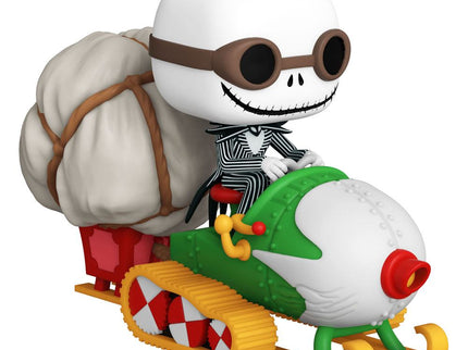 Pesadilla antes de Navidad POP! Rides Vinyl Figura Jack w/Goggles & Snowmobile 18 cm