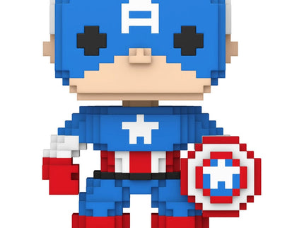Marvel POP! 8-Bit Vinyl Figura Captain America 9 cm