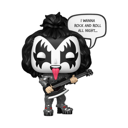 KISS POP! Sayings Vinyl Figura The Demon(R&R All Night) 9 cm