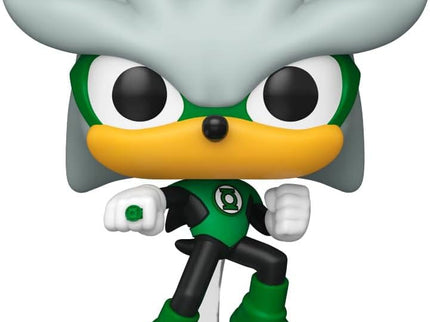 DC's Justice League and Sonic the Hedgehog POP! Movies Vinyl Figuren Silver/GL 9 cm