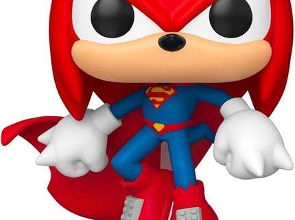 DC x Sonic the Hedgehog POP! Heroes Vinyl Figura Knuckles as Superman 9 cm