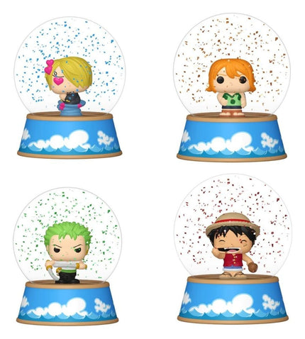 One Piece Mystery Minis Minifiguras 5 cm Expositor Glitter Globes PDQ (12)