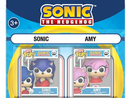 Sonic the Hedgehog Pack de 2 Figuras Bitty POP! Vinyl Sonic & Amy Rose 2 cm
