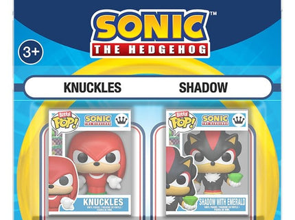 Sonic the Hedgehog Pack de 2 Figuras Bitty POP! Vinyl Knuckles & Shadow 2 cm