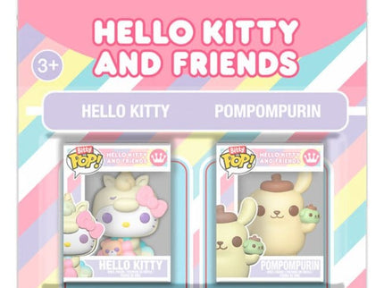 Sanrio Pack de 2 Bitty POP! Vinyl Figuras HK & PomPom 2 cm