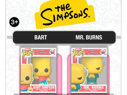 Simpsons Pack de 2 Bitty POP! Vinyl Figuras B & Mr. B 2 cm