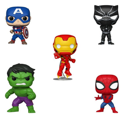 Marvel Pack de 5 Figuras POP! Vinyl Black Friday Bundle 9 cm