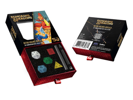 Dungeons & Dragons Pack de Dados 50th Anniversary: Retro Holmes Replica