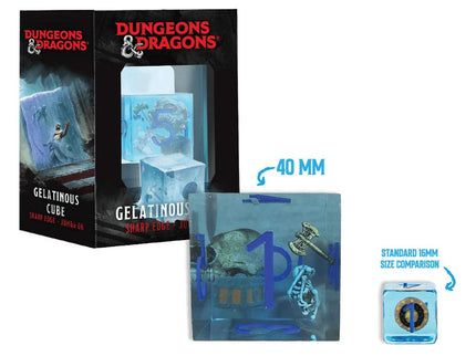 Dungeons & Dragons Jumbo dado Gelatinous Cube 4 cm