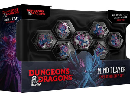 Dungeons & Dragons Monsters Resin Inclusion Pack de Dados Mind Flayer (7)