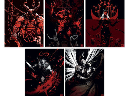 Diablo Litografia Set of Five Limited Edition 36 x 28 cm