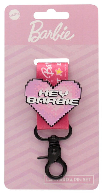 Barbie Llavero & Chapa Set