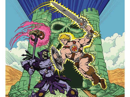 Masters of the Universe Litografia He-Man & Skeletor Limited Edition 42 x 30 cm