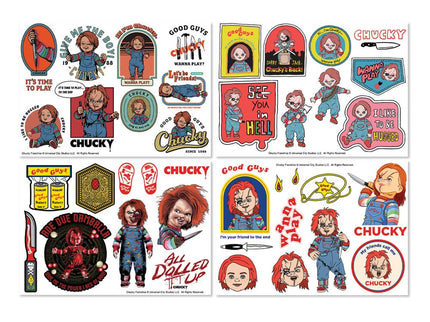 Chucky Pegatina Tech