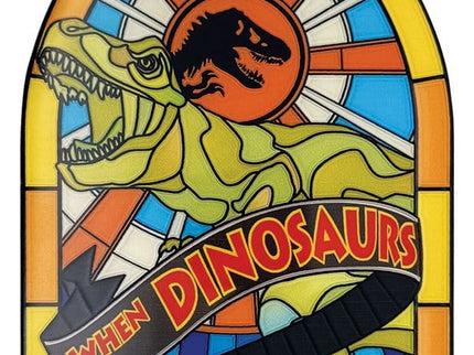 Jurassic Park Lingote Stained Glass Style Metal 11 cm