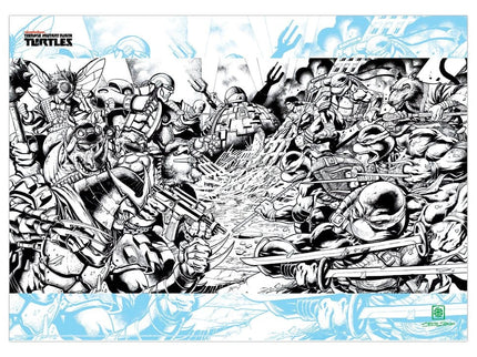Tortugas Ninja Litografia Comic Limited Edition 42 x 30 cm