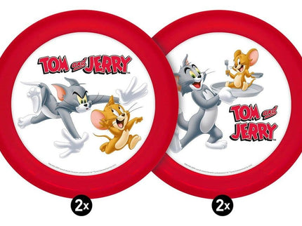 Tom & Jerry Plato pack de 4 21 cm