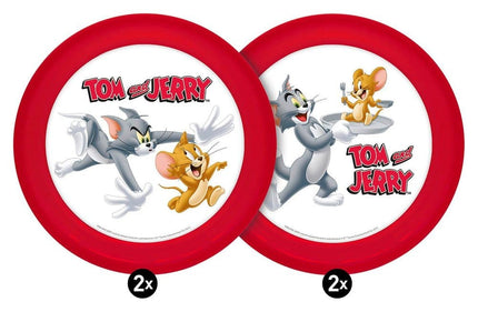 Tom & Jerry Plato pack de 4 21 cm