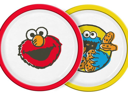 Barrio Sésamo Pack de 2 Platos Vintage Kids 22 cm