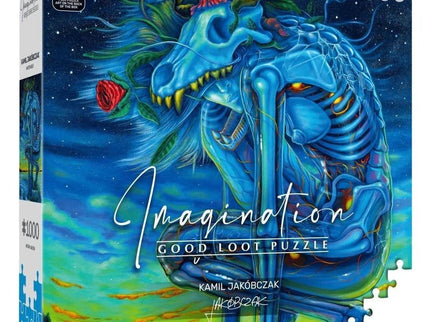 Puzzle Imagination Series Kamil Jakóbczak Bialy Wilk (1000 piezas)