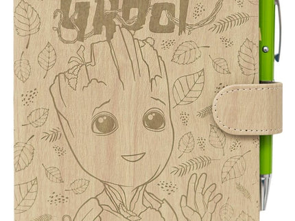 Marvel Cuaderno Premium con Bolígrafo Proyector Groot A5