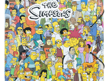 Los Simpson Carpeta con elásticos 34 x 26 cm